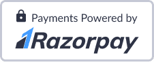 Secure payments powered by Razorpay